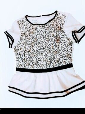 Bebe 90's Vintage Fitted Top With Hidden Back Closure Size Small Great Condition